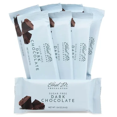 Vista 12 de Ethel M Chocolates Juego de 8 barras de caramelo de chocolate con leche premium, dulces, cremosas, hechas a mano, ricas e irresistibles
