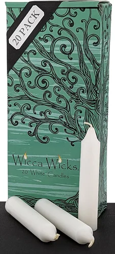 Vista 11 de 20 velas negras 4 pulgadas de alto y 3/4 pulgadas de diámetro Suministros de brujería para tu altar, hechizos, encantos y rituales personales