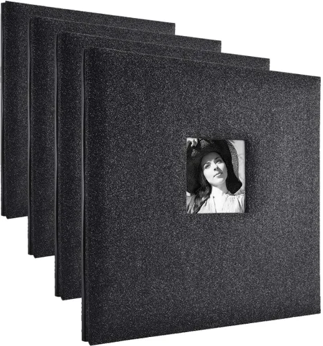 Vista 14 de Álbum MCS de tela, con foto en la tapa, de 12 x 12 pulgadas Azul