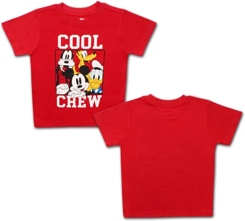 Vista 2 de Disney Mickey Mouse and Friends - Conjunto de camiseta y pantalones cortos de manga corta para niños, niños pequeños y pequeños