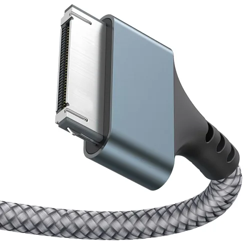 Vista 7 de AviBrex Cable de carga USB a 30 pines de 3.3 pies, 2 unidades, cable USB de carga rápida y sincronización de datos, cable trenzado de nailon