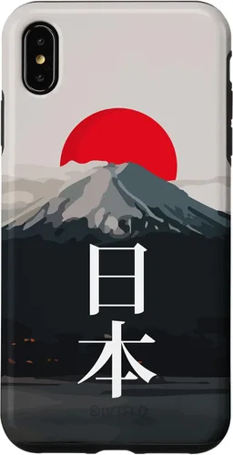 Vista 11 de Funda para iPhone 16 Mt Fuji (Fujisan), Sun y Kanji japonés