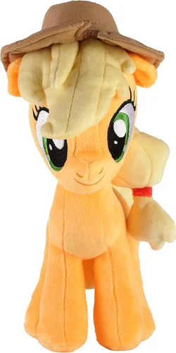 Vista 3 de My Little Pony - Juguete de peluche Applejack, producto oficial, suave y adorable coleccionable para fanáticos y coleccionistas, regalo ideal