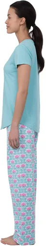 Vista 3 de PajamaGram PJs For Women Set - Women Pajamas, Short Sleeve, 100% Cotton
