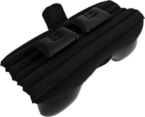Vista 3 de Car Air Mattress Backseat 53.15 x 33.46 Inch PVC Flocking (Black)