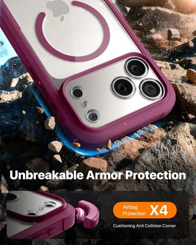 Vista 755 de DIACLARA - Funda transparente compatible con iPhone XR 6.1 pulgadas 2018