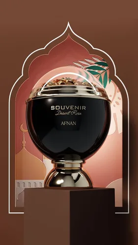 Vista 5 de Afnan Souvenir Desert Rose Eau De Parfum para Mujer, 3.4 Fl. Oz