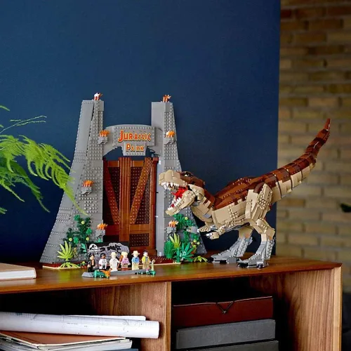 Vista 6 de Juego para armar LEGO Jurassic World Parque Jurásico: T. rex Rampage 75936 (3120 piezas)
