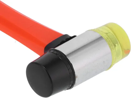 Vista 7 de Martillo de mazo de goma de doble cara de mazo suave de 1.575 in de diámetro con mango de fibra de vidrio suave de 10.4 pulgadas para construcción