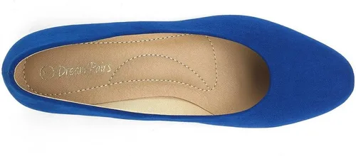 Vista 5 de Dream Pairs - Zapatos de tacón alto Mila Low Chunky para mujer