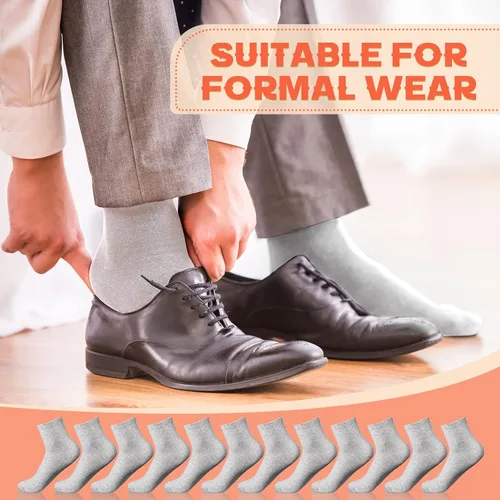 Vista 4 de Tigeen 72 pares de calcetines de tobillo deportivos a granel para adultos, unisex, calcetines de algodón, calcetines casuales para hombres y mujeres
