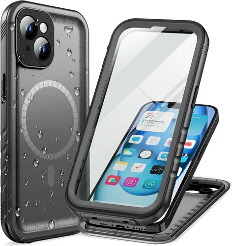 Vista 66 de Cozycase TOP - Funda impermeable militar IP68 para iPhone XR, resistente 360 a prueba de golpes, cuerpo completo, con protector de cámara