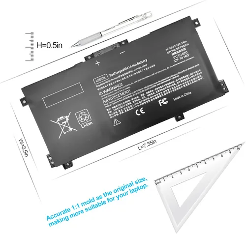 Vista 5 de Batería para portátil LK03XL L09281-855 para HP Envy X360 Convertible 17-AE 17M-AE 17T-AE 17-BW 17M-BW 17-CE 17M-CE 17T-CE 17T-BW 15-BP 15M-BP 15-BQ