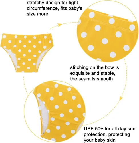Vista 4 de Ahegao Traje de baño de 2 piezas para niñas y bebés, parte superior de tubo halter, parte inferior floral, con lazo, traje de baño para playa, traje