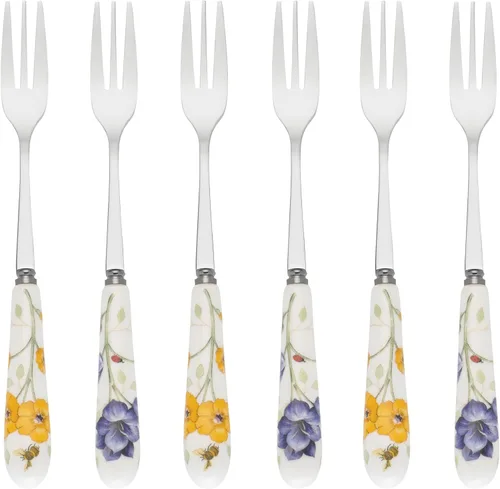 Vista 6 de Lenox Butterfly Meadow - Juego de cubiertos para servir de 2 piezas, color blanco -, 0.84 libras