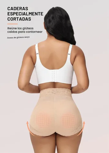Vista 3 de SHAPSHE Bragas moldeadoras de cintura alta, control de abdomen y moldeador Beige