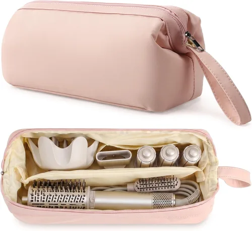 Vista 10 de Bolsa de viaje para herramientas para el cabello, compatible con Dyson Shark Flexstyle portátil, funda para secador de pelo, alisadores, rizadores
