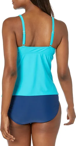 Vista 3 de Catalina Traje de baño tankini con aros delanteros para mujer