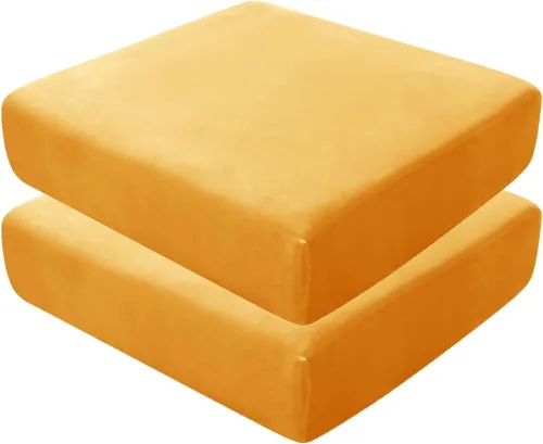 Vista 11 de Fundas de asiento de terciopelo ultra suave, fundas de cojín de asiento suave SOFE fundas de sofá con parte inferior elástica lavable funda