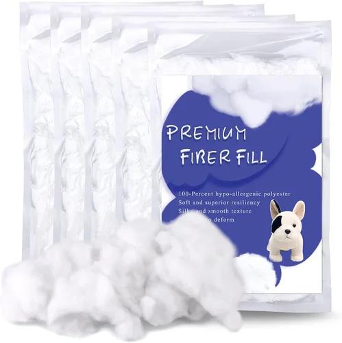 Vista 8 de BUTUZE Relleno de Fibra de Poliéster Premium de 3.5oz, Relleno de Fibra de Alta Resiliencia para Manualidades, Animales de Crochet, Relleno