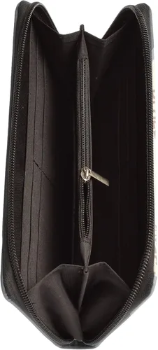 Vista 4 de Cartera organizadora NFL de cierre curvo, negro Pittsburgh Steelers