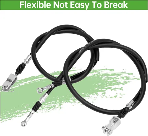 Vista 7 de 10L0L Juego de cables de freno de carrito de golf 2 piezas para Yamaha G8 G14 G16 G19 G20 G22 Gas y eléctrico Reemplaza el lado del pasajero OEM
