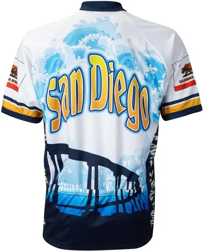 Vista 2 de San Diego - Maillot de ciclismo para hombre