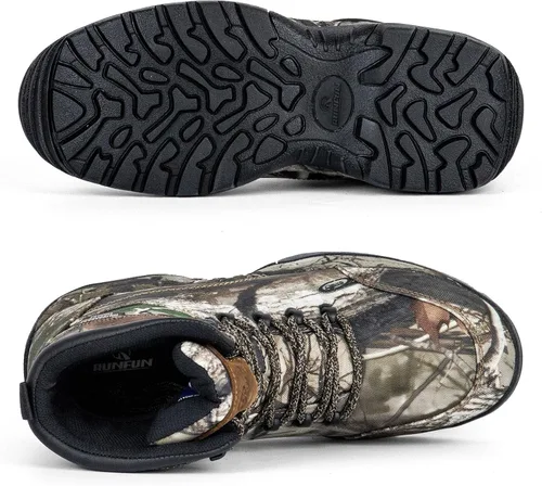 Vista 6 de Botas de caza para hombre, 7 pulgadas, impermeables, ligeras, botas de senderismo, 7.05 oz Thinsulate