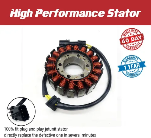 Vista 6 de Estator para Polaris Jet-Ski Watercraft 0451486 4060654 2004 (MSX110/MSX150) JetSki