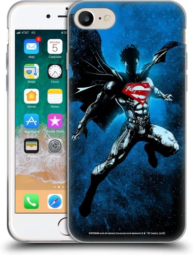 Vista 45 de Head Case Designs Officially Licensed Superman DC Comics Collage 80th Anniversary Gel Case [Military Grade Protection] Compatible with Apple iPhone