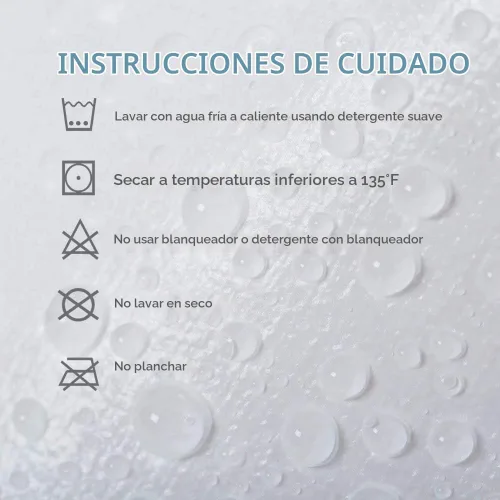 Vista 4 de Bedecor Funda protectora de colchón Queen con cremallera para colchón de 7"-9" de profundidad, completamente encapsulada a prueba de líquidos