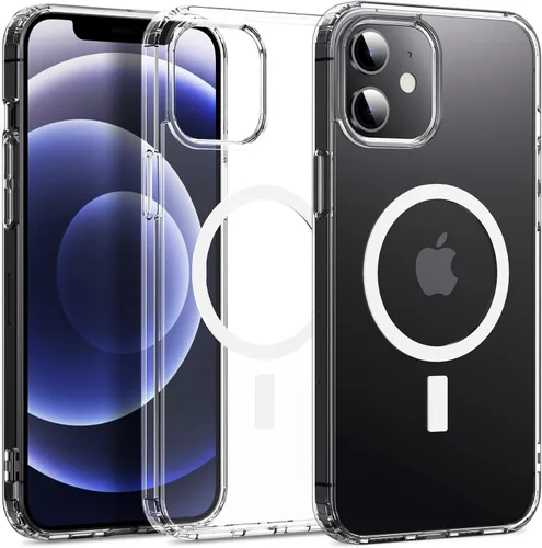Vista 31 de Funda transparente para iPhone 12 Pro Max, ultrafina, flexible, resistente a los arañazos, gel de TPU de goma suave de silicona protectora