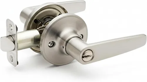 Vista 16 de Copper Creek DL1230SS - Palanca de puerta Daley con función de privacidad, acabado satinado inoxidable