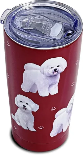 Vista 6 de Vaso de pastor australiano SERENGETI de 16 oz. de acero inoxidable, vaso aislado al vacío con tapa a prueba de derrames