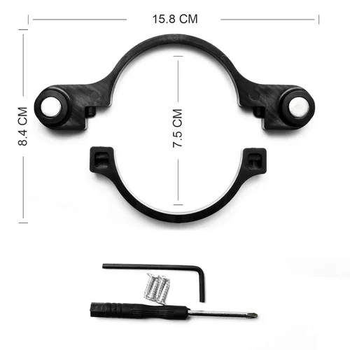 Vista 2 de LICHIFIT Magnetic Suction Shift Gear Paddle Modification Kit for Logitech G29 Steering Wheel Accessories
