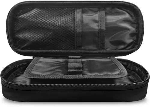 Vista 2 de DISNIMO Estuche organizador de lápices de caballo negro de gran capacidad para niñas, adultos, mujeres, axolotl con cremallera, estuche estético