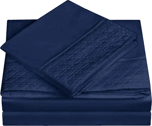 Vista 9 de Elegant Comfort Luxury Best, Soft and Coziest - Juego de ropa de cama de 4 piezas, 1500 hilos de microfibra de alta calidad hotelera, diseño