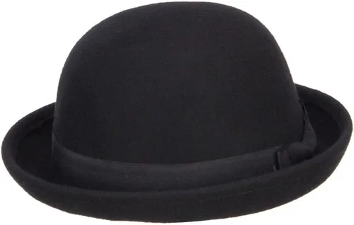 Vista 5 de e4Hats Sombrero de bolero de ala de fieltro de lana de gran tamaño Negro