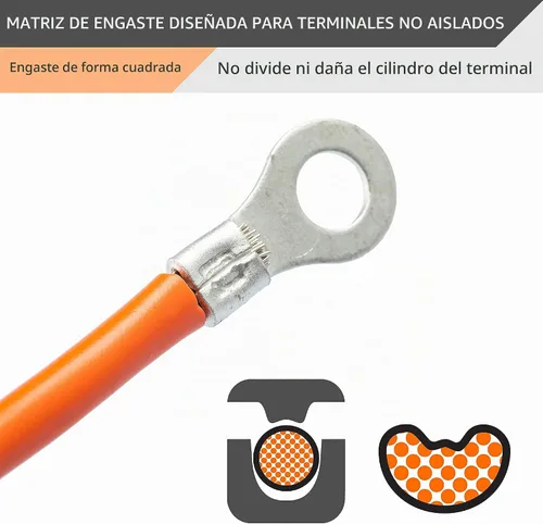 Vista 3 de Wirefy Crimping Die for Non-Insulated Terminals - 20-8 AWG