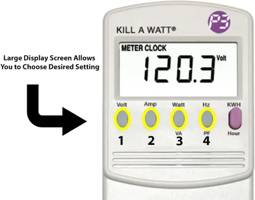 Vista 12 de P3 P4400 Kill a Watt Monitor de uso de electricidad