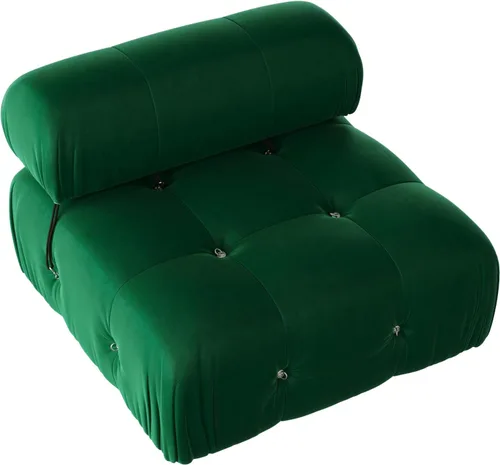 Vista 10 de WJShome Sofá modular modular de 103.95 pulgadas, sofá convertible de terciopelo de 3 plazas minimalista para sala de estar, sofá moderno y grande