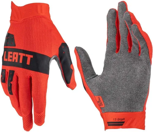Vista 2 de Leatt Guantes Moto 1.5 GripR Adulto (Morado - S)