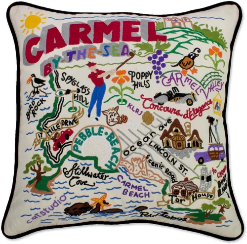 Vista 92 de Catstudio Portland (Oregon) - Almohada decorativa bordada