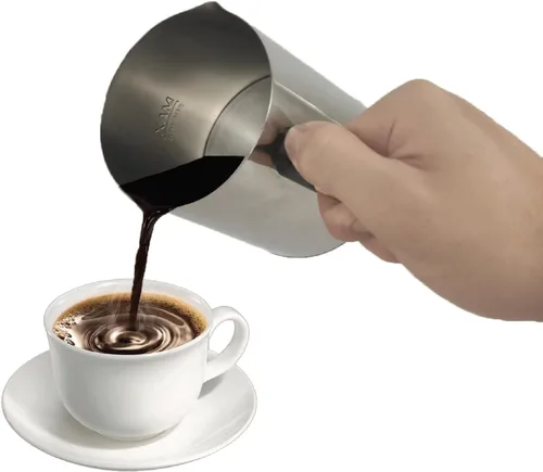 Vista 5 de Sadaf Cafetera mediterránea One-Touch - Cafetera eléctrica turca, griega y armenia - Cafetera de acero inoxidable - Control de espuma y sensor