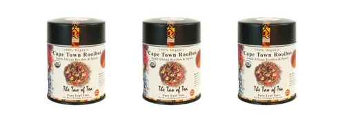 Vista 3 de The Tao of Tea, Té Rooibos de Ciudad del Cabo, hoja suelta, lata de 4 onzas