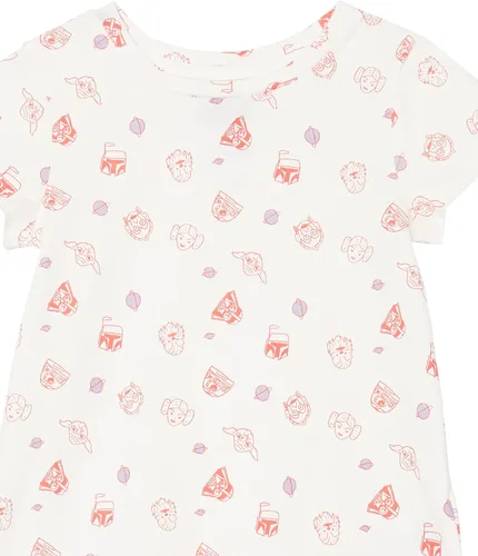 Vista 4 de Tienda Essentials Disney Marvel Star Wars Frozen Princess Girls and Toddlers' Short-Sleeve Tunic T-Shirts, Pack of 3