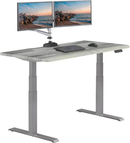 Vista 28 de Vari ComfortEdge - Escritorio de pie ajustable de 40 x 26 pulgadas, pequeño escritorio eléctrico de pie VariDesk para apartamento, dormitorio u