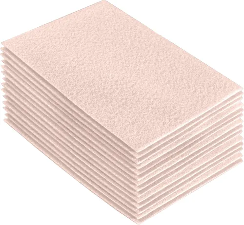 Vista 101 de FabricLA Hojas de fieltro acrílico para manualidades, cuadrados de fieltro precortados suaves de 4 x 4 pulgadas (3.9 in x 3.9 in), utiliza hojas