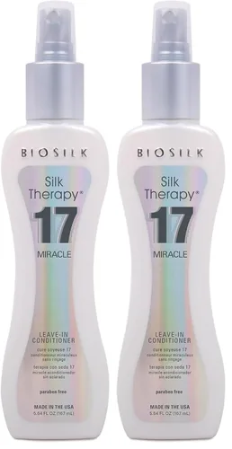 Vista 7 de Biosilk, Terapia con seda 17, acondicionador milagroso sin enjuague, 5.64 onzas líquidas