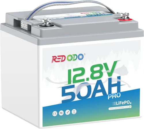 Vista 14 de Redodo Batería de litio LiFePO4 de 12V 20Ah, batería de arranque de 800CCA, batería marina del grupo U1 con BMS incorporado, batería de litio